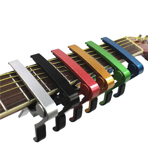 (Silver) Aluminium Alloy Guitar Capo Guitar Accessories