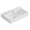 490mm White Ceramic Basin Bathroom Sink Overflow Mid-Edge With Single Tap Hole 6