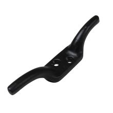 (5", Black) Black or Galvanised Cleat Hook 3" - 6" X2