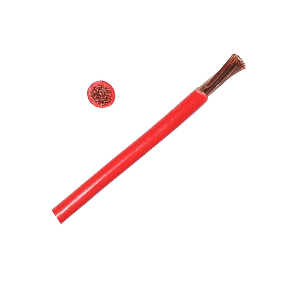 (50m) AMC 4mmÂ² Thinwall Cable Single Core RED