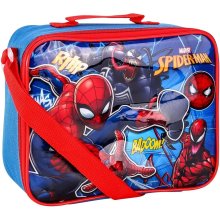 Marvel Spiderman Thermal Insulated Lunch Bag With Carry Handle & Side Pocket Back To School