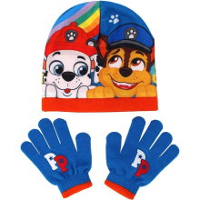 Paw Patrol Boys Hat & Gloves Winter Set Age 2-6 Years Chase Marshall Beanie