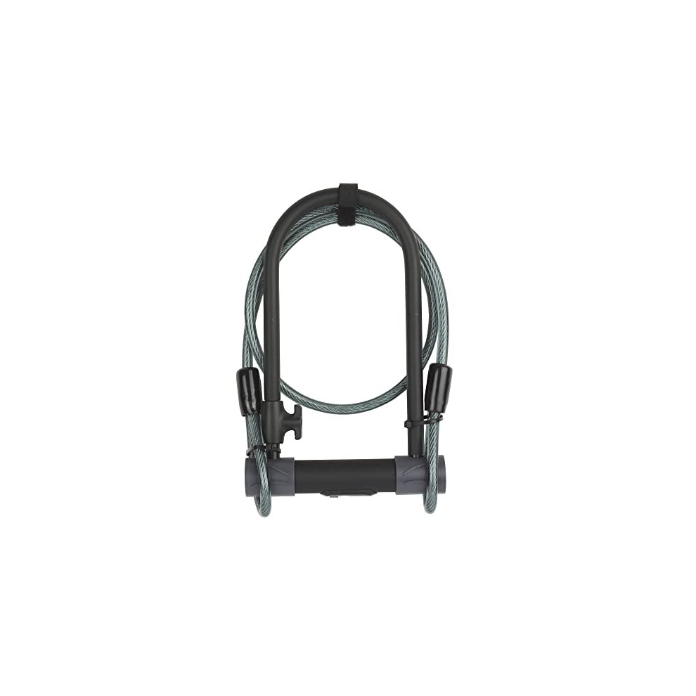 Yale Yul2c/13/230/1 High Defendor U Bike Lock With Cable (Sold Secure ), Silver/Black