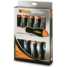 12630010 Model 1263 /D10 Screwdrivers for Cross Head Phillips and Slotted Head Screws, 10 Pieces