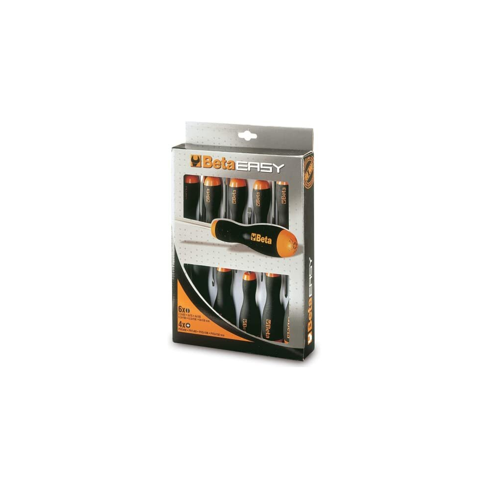 12630010 Model 1263 /D10 Screwdrivers For Cross Head Phillips And Slotted Head Screws, 10 Pieces 7433652821885