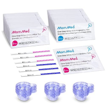 80 Ovulation Test Strips and 25 Early Pregnancy Test Strips(HCG25-LH80), Ovulation & Fertility Tests Kit with 105 Urine