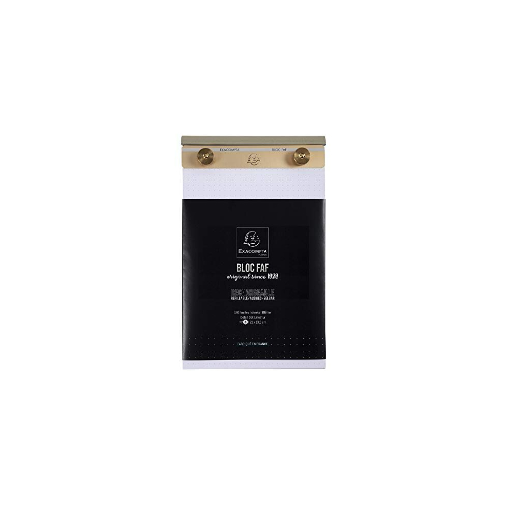- Ref 12124E - FAF Desk Pad No.4 - 210 x 135mm in Size, Refillable with Recharge Pads, Stable When Writing, Non-Slip