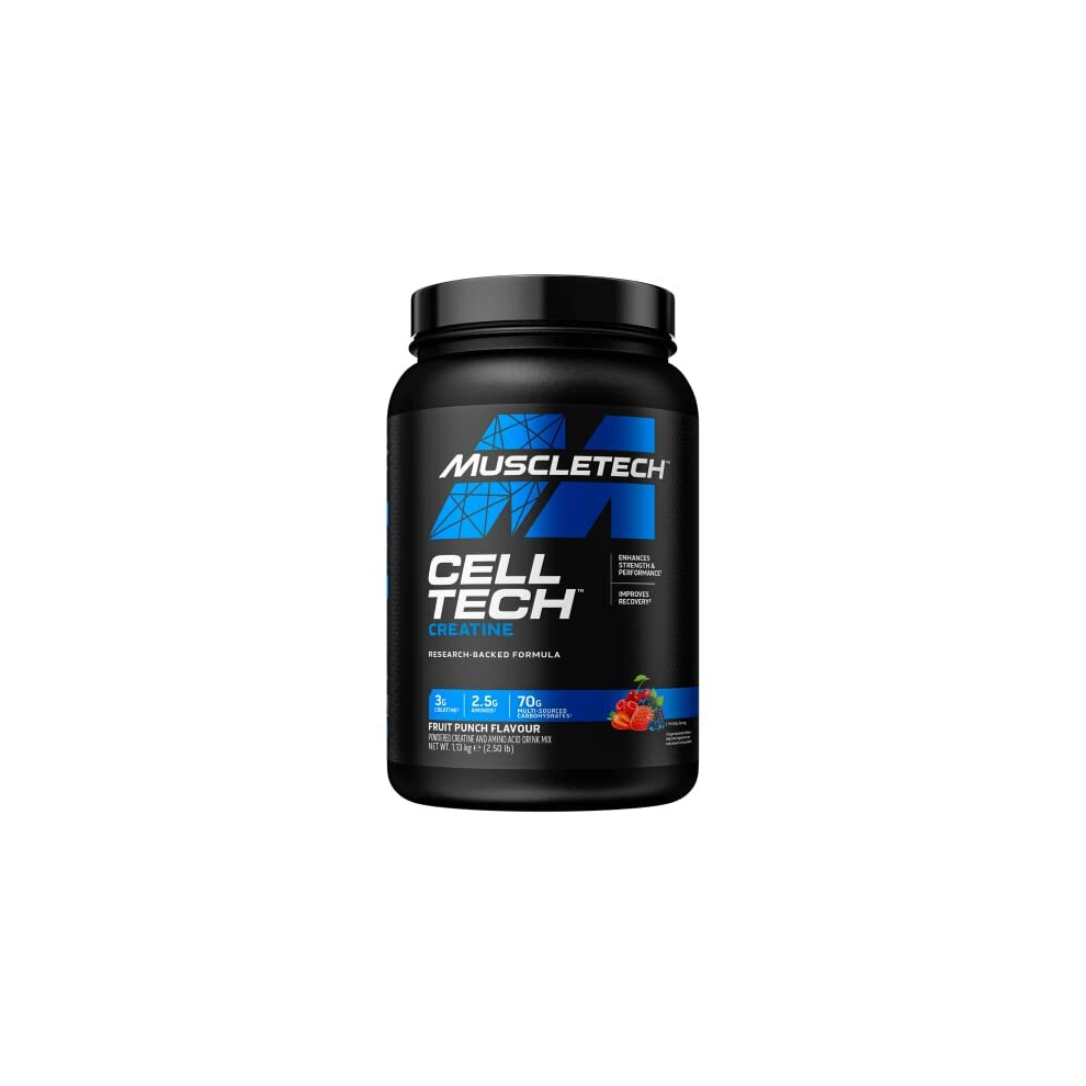 CellTech Creatine Monohydrate Powder, Post Workout Recovery Drink, Muscle Building & Recovery, Powdered Shake With 3g