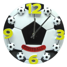(Football) Football Basketball Wall Clock Kids Room Decor