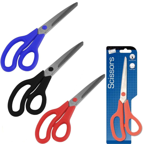 Large Soft Grip Multi Purpose Scissors Kitchen Home Office Art Craft 8.5 inch UK
