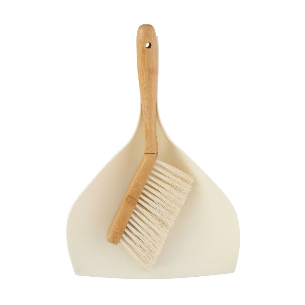 Dustpan And Brush Set Bamboo Hand Sweeper Cleaning Floor Household