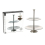Cake Stand 2 Tier Layer Stainless Steel Round Serving Display Platter 4