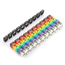 Wire Markers Wire Number Labels Colorful Wire Numbering Kit Tube Cable Marker for Marking Color-Coded Cables