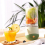 (Purple) 500ML Portable Mixer Electric Juicer 12