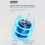 (Green) 500ML Portable Mixer Electric Juicer 7