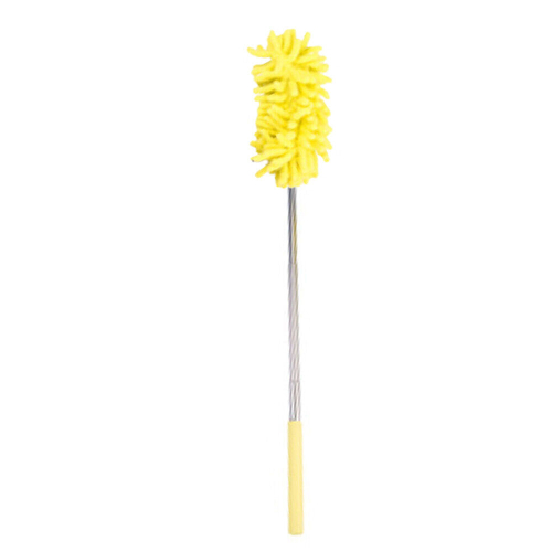 (Yellow) Telescopic Extendable Duster Microfibre Cleaning
