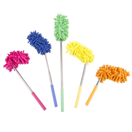 (Yellow) Telescopic Extendable Duster Microfibre Cleaning 1