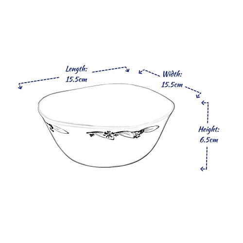 White Cereal Bowls Set 6 Breakfast Oatmeal Soup Dessert Pasta Square 2