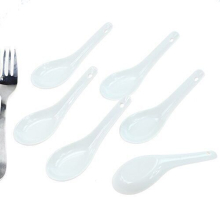 6pcs Porcelain Appetizer Spoons - Soup Spoon Chinese Noodle