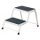 Caravan & Motorhome Portable Double Step | White 1