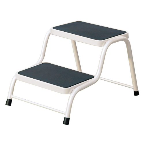 Caravan & Motorhome Portable Double Step | White