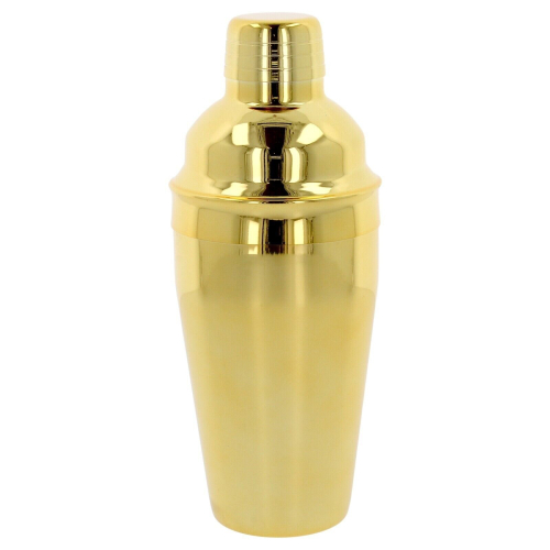 Alpina (Gold) Cocktail Shaker with Built in Strainer Cocktail