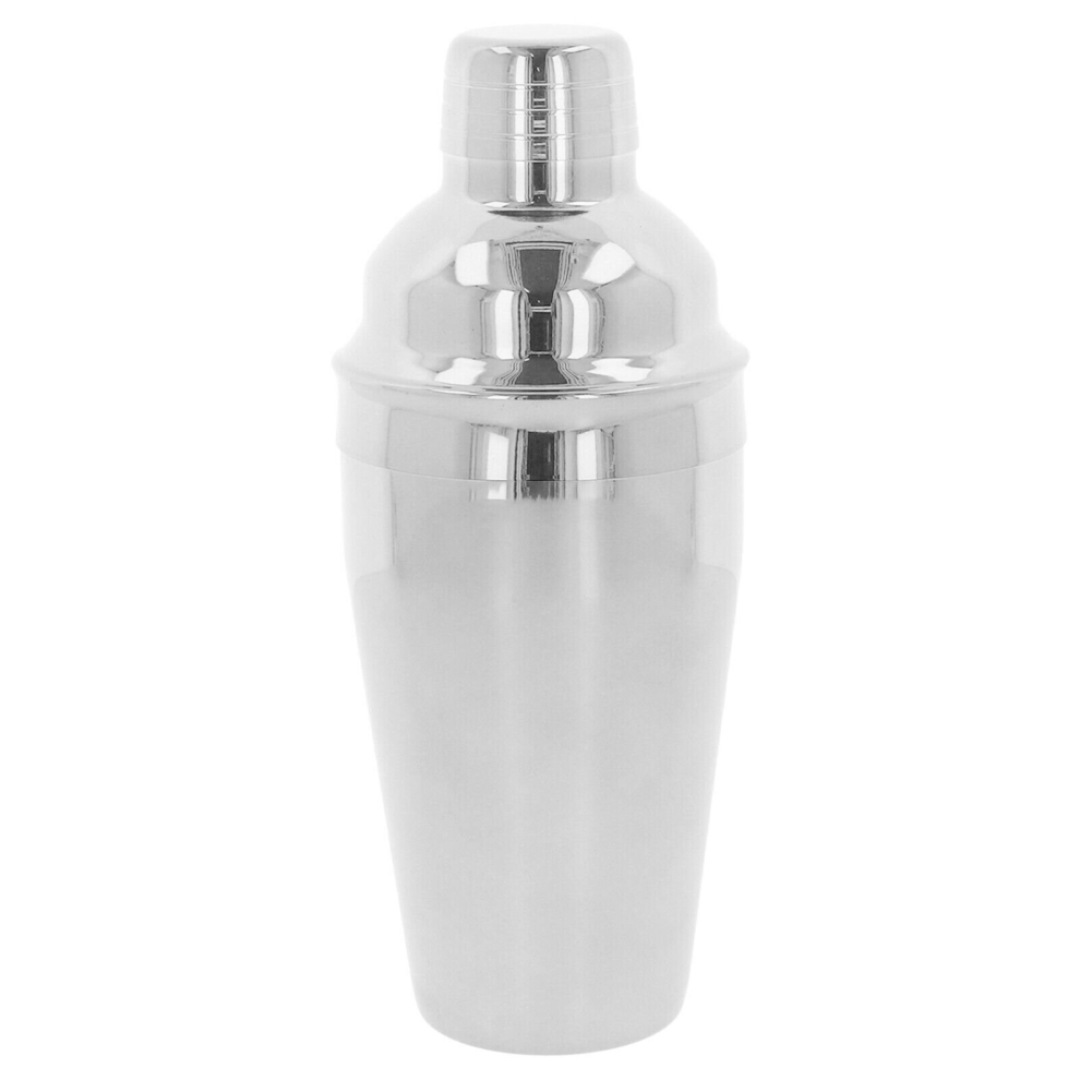 (Silver) Cocktail Shaker with Built in Strainer Cocktail