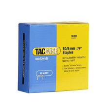 Tacwise 0381 Type 80/6mm Staples for Staple Gun Box 10,000