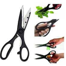 HEAVY DUTY KITCHEN SCISSORS Home Office Craft Meat Fish Serrated Cut Blister