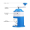 Handheld Snowflake Manual Ice Crusher 2