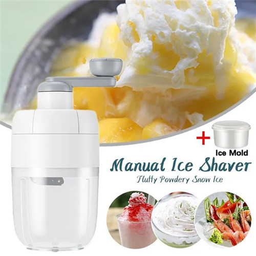 Manual Ice Crusher Household Mini Ice Maker Slush Machine Ice Breaking 1