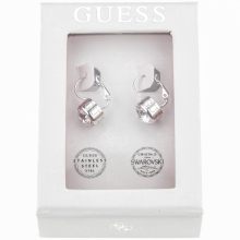 Guess Guess Crystal Clip-On Earrings Stainless Steel UBT01064