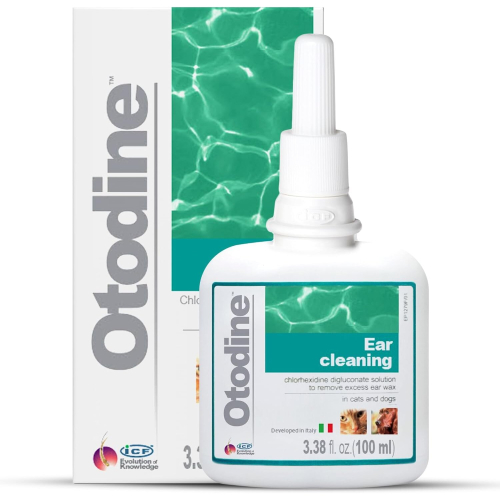 ICF Otodine Cat & Dog Ear Cleaner Solution Dog Ear Drops to Stop Wax