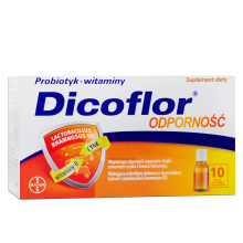 Dicoflor Immunity Probiotic with L. rhamnosus GG, B Vitamins & Zinc – 10 x 10 ml vials for Adults & Kids 3+