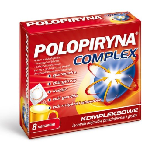 Polopiryna Complex 12 sachets, cold and flu