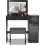 (Black Marble) Dressing Table with Flip Up Mirror and Stool, Vanity Makeup Table Drawers Storage Unit Cosmetic Bedroo 5