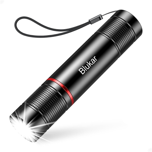 Adjustable Focus Flashlight LED Torch Rechargeable Super Bright