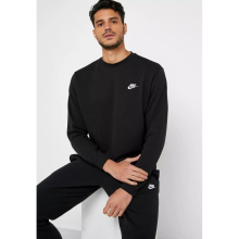 (Small) Nike Mens Black Crew Neck Club Tracksuit