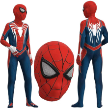 (12, 120) Spider-Man Deluxe Childs Costume, Kids Superhero Fancy Dres
