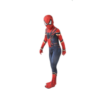 (11, 140) Spider-Man Deluxe Childs Costume, Kids Superhero Fancy Dres