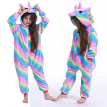 (LA31, 10T (Height 125-134)) kids winter stich pajamas children panda dinosaur sleepwear unicorn kigurumi onesies for boys girls blanket sleeper baby costume