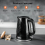 GEEPAS (Black) Geepas 1.7L Electric Kettle & 2 Slice Toaster Set 3