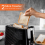 GEEPAS (Black) Geepas 1.7L Electric Kettle & 2 Slice Toaster Set 8