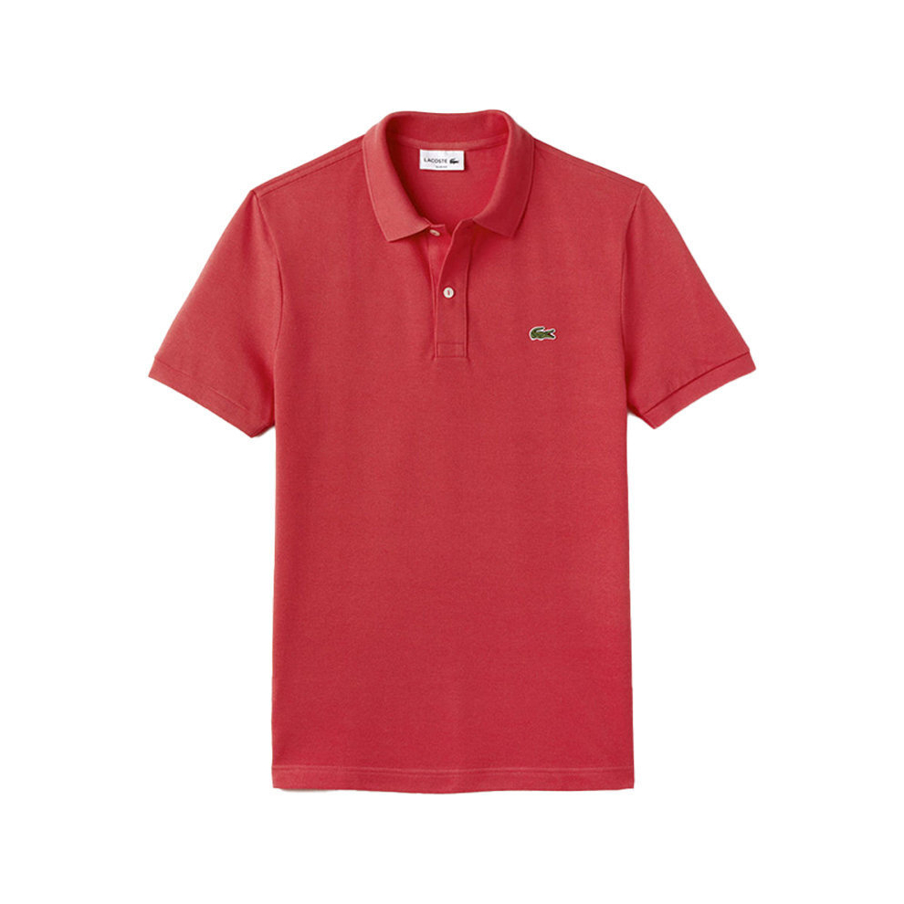 (Hot Coral, M) Lacoste Mens Polo Shirts Sports GolfÂ Tee