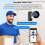 WIFI Doorbell Camera with 125° Wide Angle Visual Indoor Chime Video 8