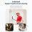 WIFI Doorbell Camera with 125° Wide Angle Visual Indoor Chime Video 4