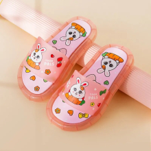 (As shown, 34-35(Insole 19.5CM)) Children‘s Boys Girls Slippers Cartoon Animals Prints Shoes Lighted Fashion Cute Shoes Bathroom Slippers Flat Heels
