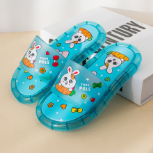 (As shown, 34-35(Insole 19.5CM)) Children‘s Boys Girls Slippers Cartoon Animals Prints Shoes Lighted Fashion Cute Shoes Bathroom Slippers Flat Heels