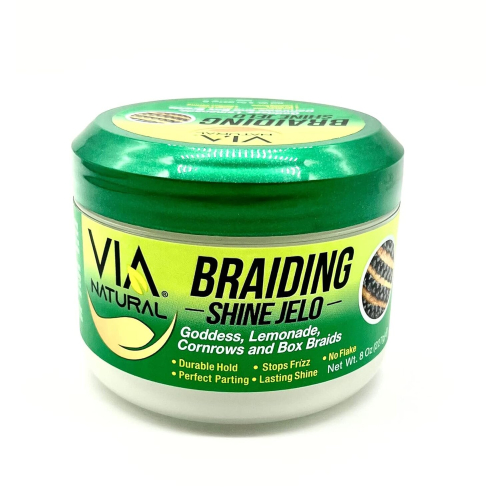 VIA NATURAL BRAID SHINE JELO 8OZ