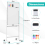 Casart Double-Sided Magnetic Rolling Erase Board Mobile Whiteboard AdjustableW/ Marker 3